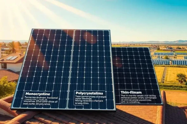Descubra os Diferentes Tipos de Painéis Solares: Monocristalinos, Policristalinos e Thin Film