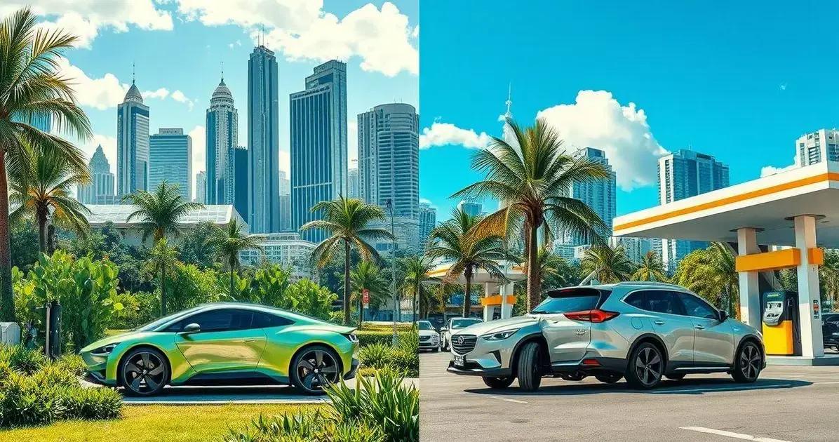 Diferença entre carros elétricos e híbridos
