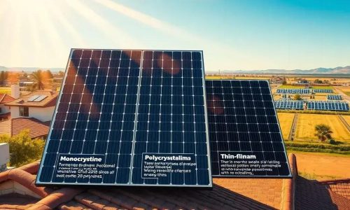 Descubra os Diferentes Tipos de Painéis Solares: Monocristalinos, Policristalinos e Thin Film